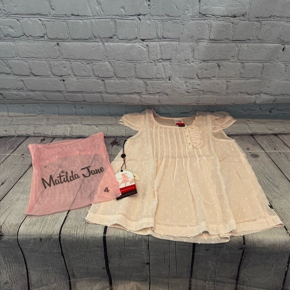 Matilda Jane Serendipity Girl’s Pink Sheer Dress